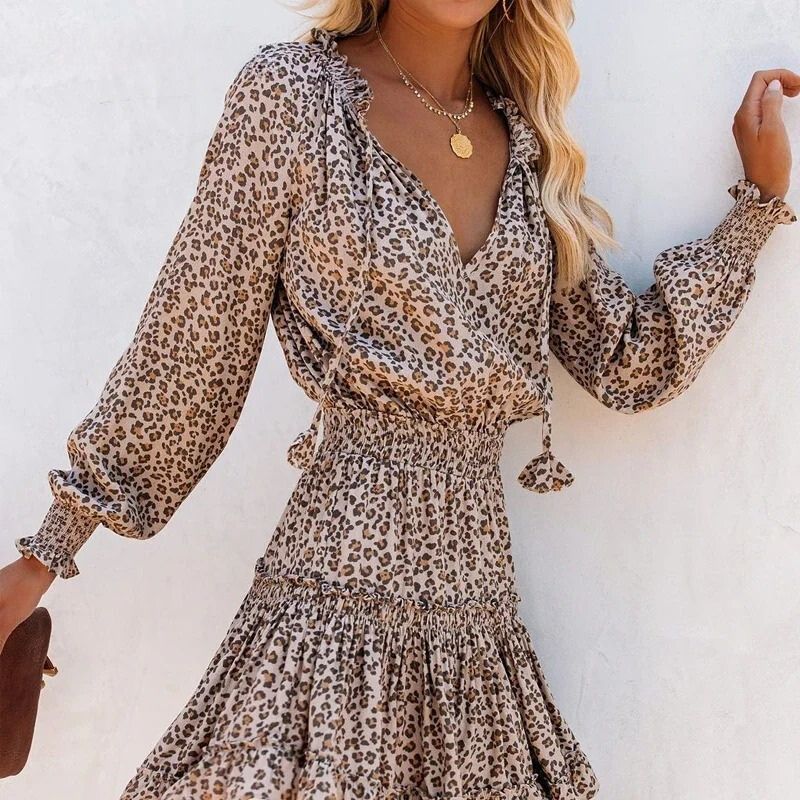 JordynLeopard™    |   JORDYN LEOPARD PRINT DRESS