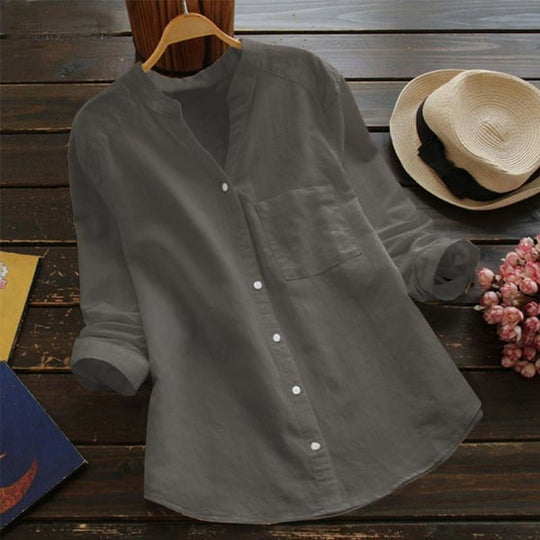 LongLinen™ | Long-sleeved Shirt in Linen