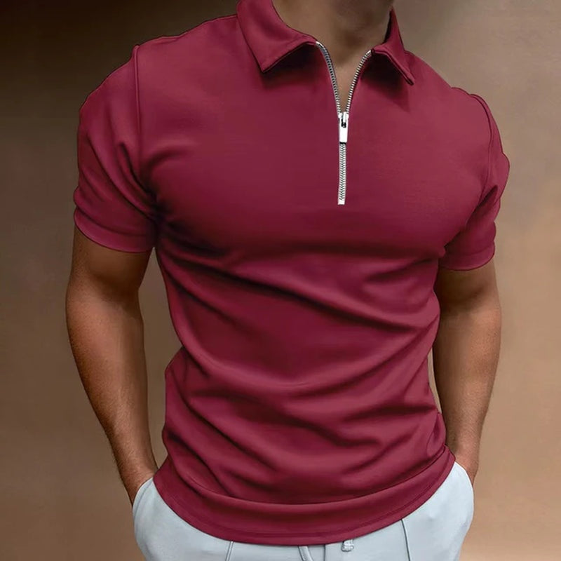 SimonZip™   |    Simon Zip Up Polo