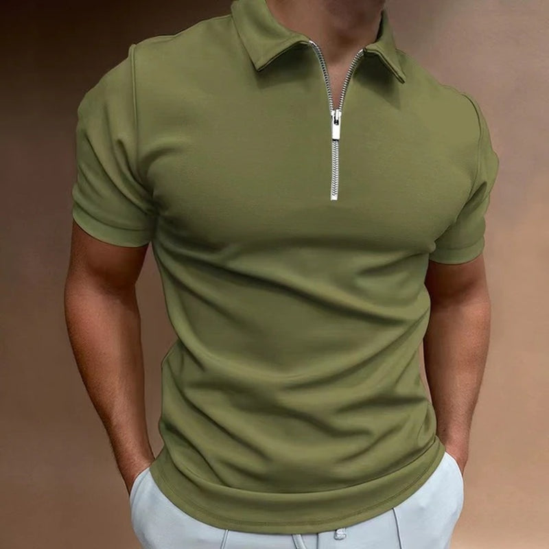 SimonZip™   |    Simon Zip Up Polo